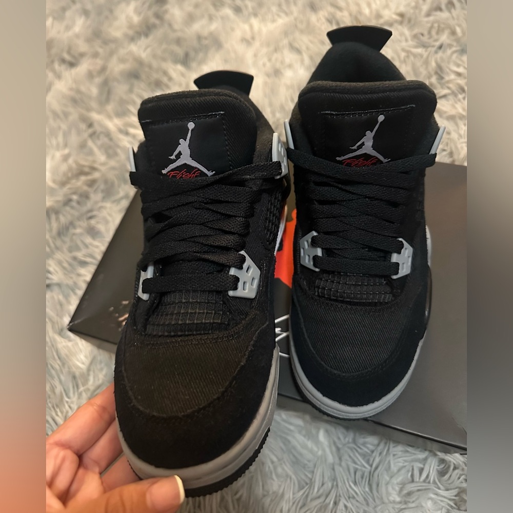 Air Jordan 4 retro Black Canvas